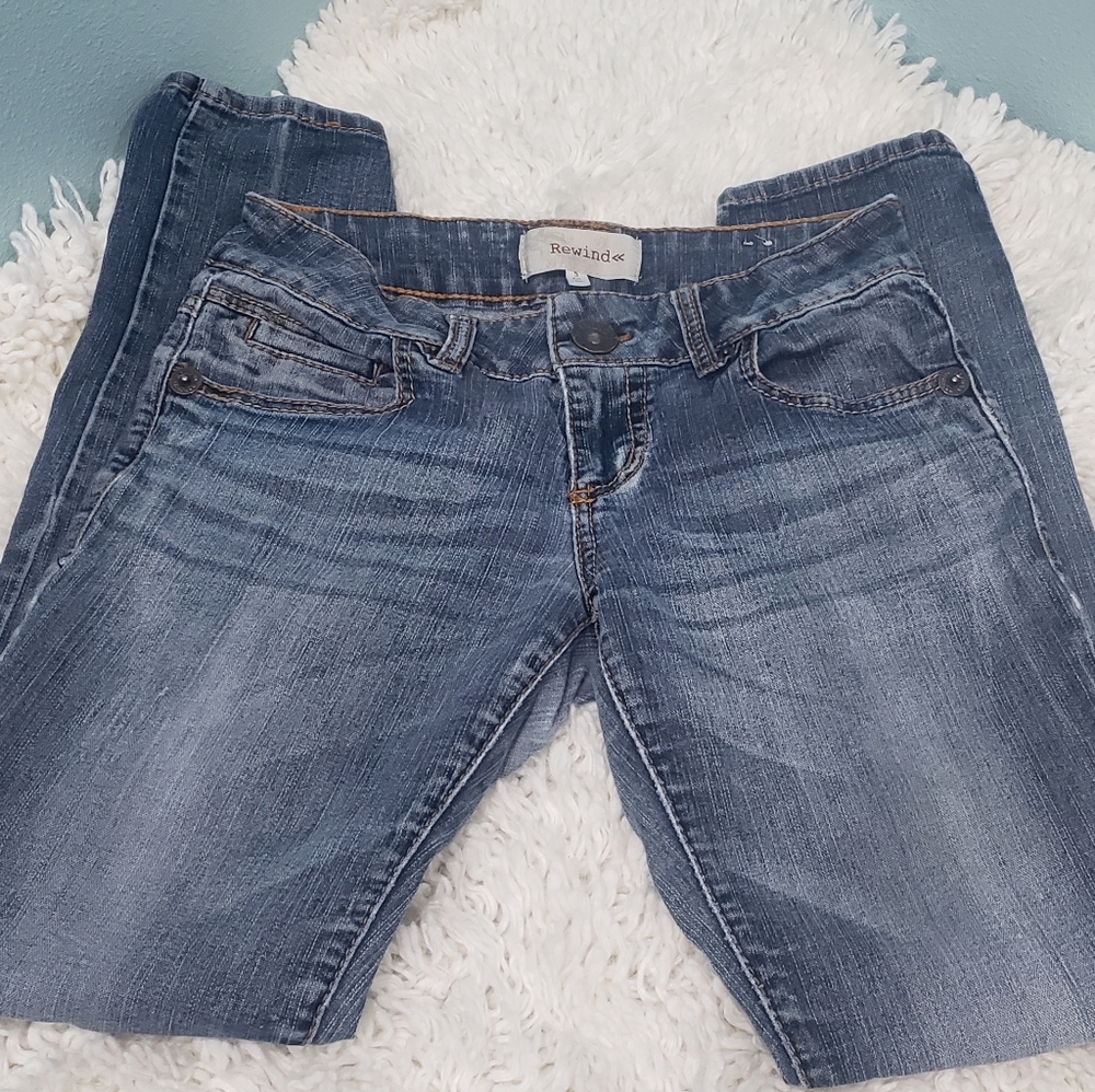 Rewind Womens Skinny Stretch Jeans, Size 5